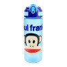 Water bottle Paul Frank with straw