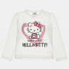 Long sleeve top Hello Kitty with glitter (18 months-8 years)