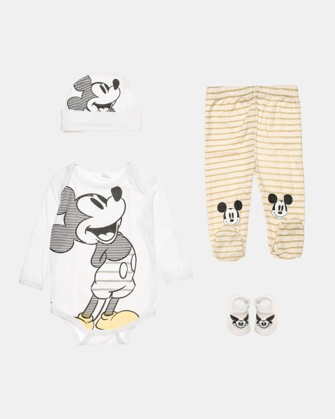 Set Disney Mickey Mouse 4-pieces (0-3 months)