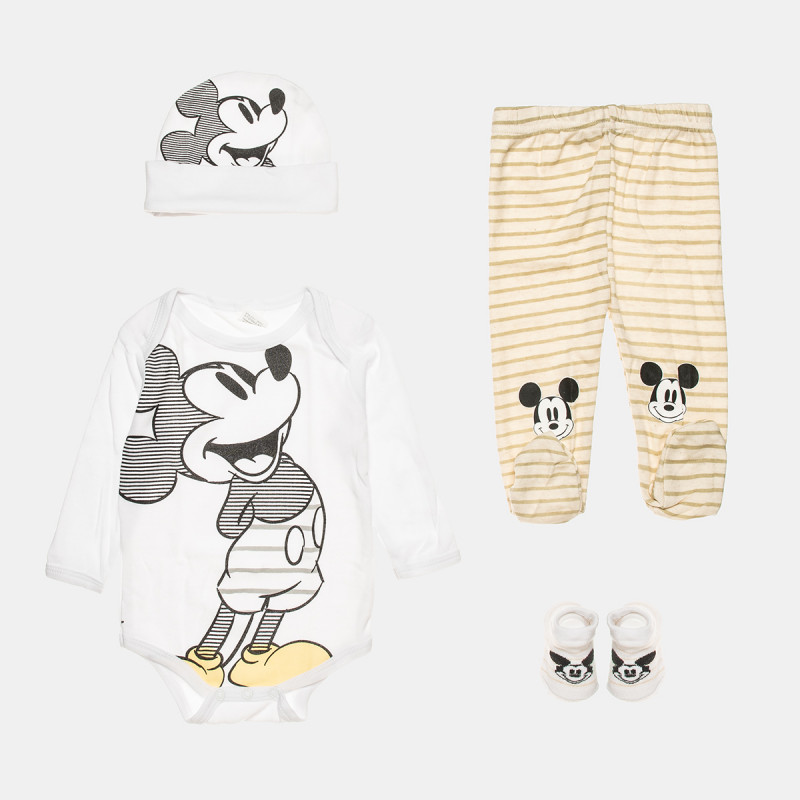 Set Disney Mickey Mouse 4-pieces (0-3 months)