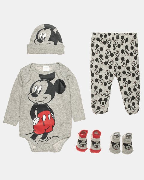 Σετ Disney Mickey Mouse 5 τεμάχια (0-3 μηνών)
