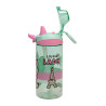 Water bottle with straw Disney Marie 450ml