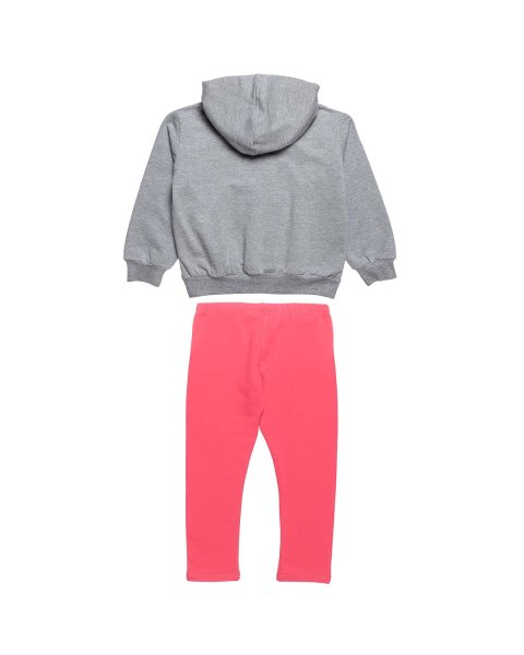 Σετ cotton fleece blend Moovers with fluffy details (12 months-5 years)