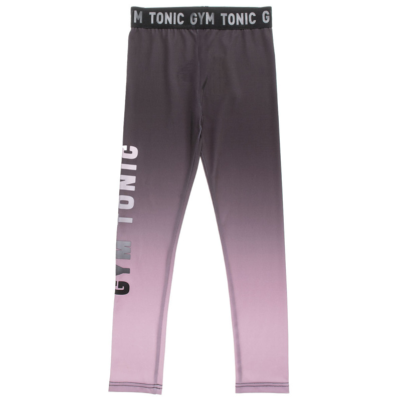 Leggings Gym Tonic with embossed print (6-16 years)