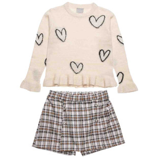 Set sweater with shorts (6-14 years)