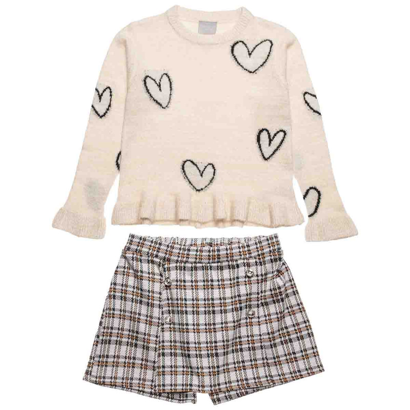 Set sweater with shorts (6-14 years)