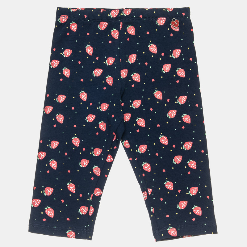 Leggings with strawberry pattern (18 months-5 years)