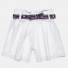 Shorts high waisted with decorative bow (6-16 years)