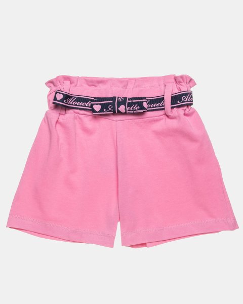 Shorts high waisted with decorative bow (12 months-5 years)