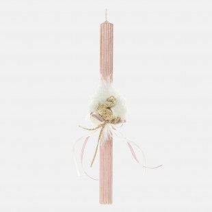 Easter Candle with wooden toy