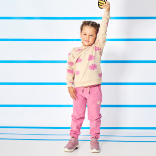 Tracksuit cotton fleece blend Five Star with glitter details (12 months-5 years)