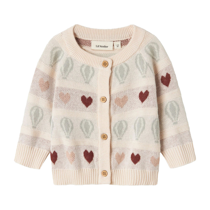 Ζακέτα organic cotton Lil'Atelier (1-18 μηνών)
