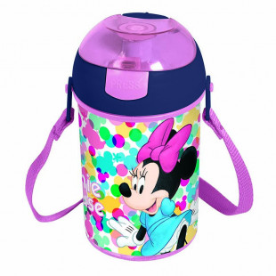 Water bottle Disney Minnie Mouse with straw 450ml