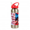 Water bottle Miraculous with straw 580ml