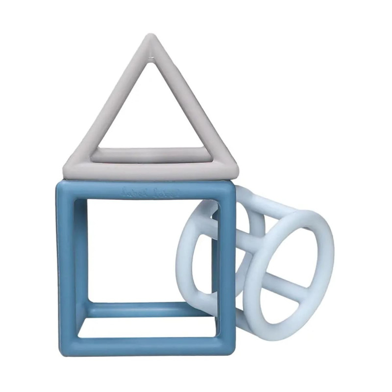 Chewable wooden & silicone toy label label (0+ months)