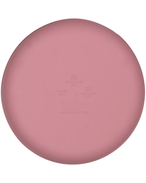 Πιάτο σιλικόνης Tryco dusty rose (6+ μηνών)
