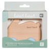 Chewable wooden & silicone toy label label (0+ months)