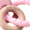 Chewable wooden & silicone toy label label (0+ months)