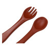Spoon and Fork silicone Tryco brown (6+ months)