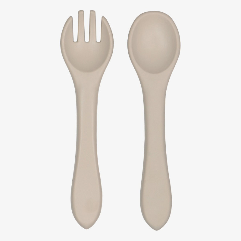 Spoon and Fork silicone Tryco sand (6+ months)
