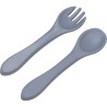 Spoon and Fork silicone Tryco blue (6+ months)