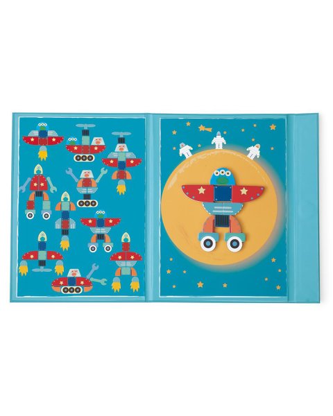Παιχνίδι Scratch Μαγνητικό Mix & Match Space 34τμχ (4+ ετών)