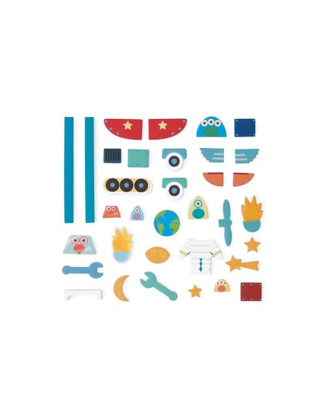 Toy Scratch Magnetic Mix & Match Space 34pcs (4+ years)