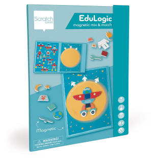 Toy Scratch Magnetic Mix & Match Space 34pcs (4+ years)