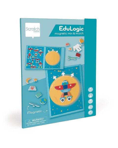 Toy Scratch Magnetic Mix & Match Space 34pcs (4+ years)