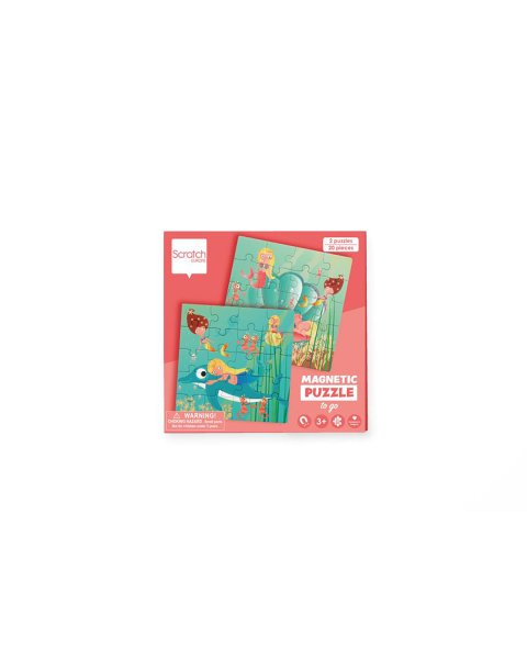 Toy Scratch Magnetic puzzle Mermaids 20pcs (3+ years)