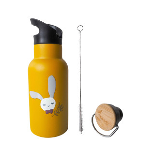 Water bottle stainless steel kikabu rabbit 350ml