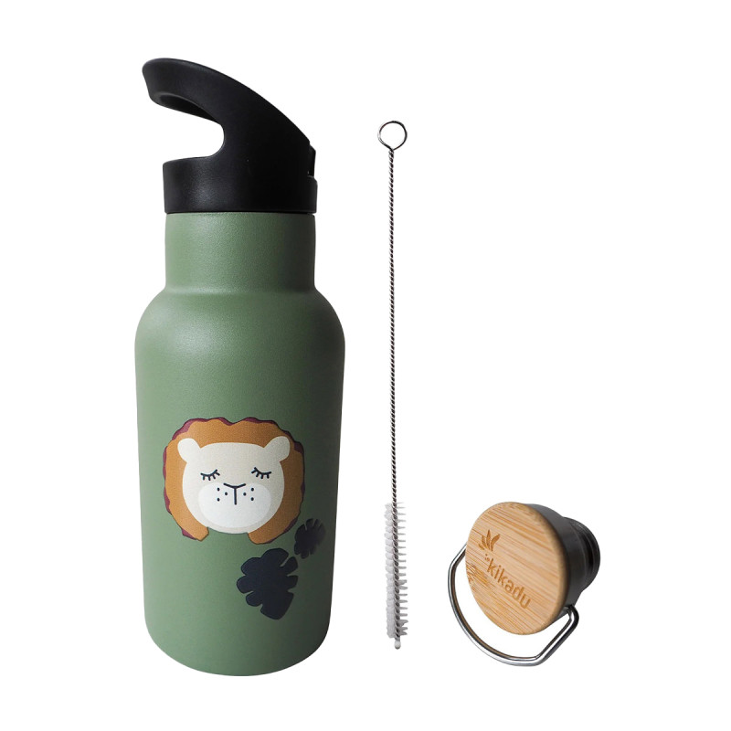 Water bottle stainless steel kikabu lion 350ml