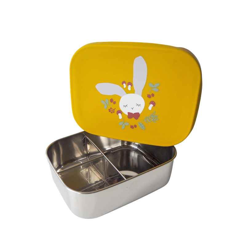 Lunch box rabbit stainless steel kikabu 900ml