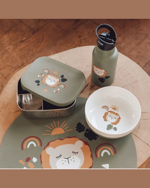Lunch box lion stainless steel kikabu 900ml