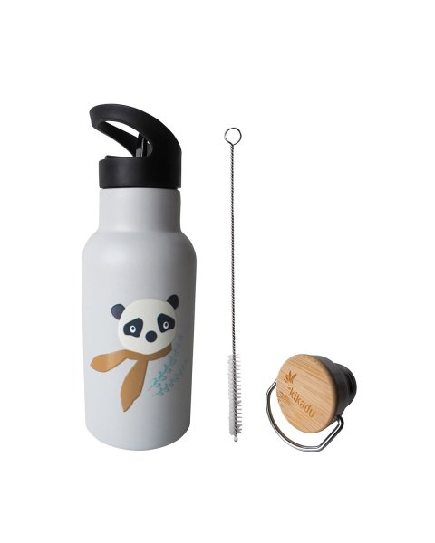 Water bottle stainless steel kikabu panda 350ml