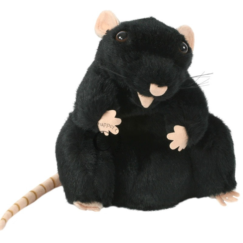 Hand puppet black rat The Puppet Company (12+ years)
