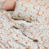 3-piece fox sheet set Das baby (sheets 130x170, pillowcase)
