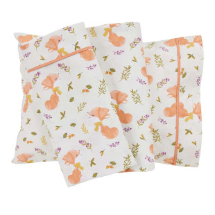 3-piece fox sheet set Das baby (sheets 130x170, pillowcase)