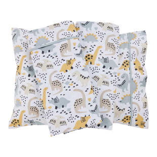 3-piece dino sheet set Das baby (sheets 130x170, pillowcase)