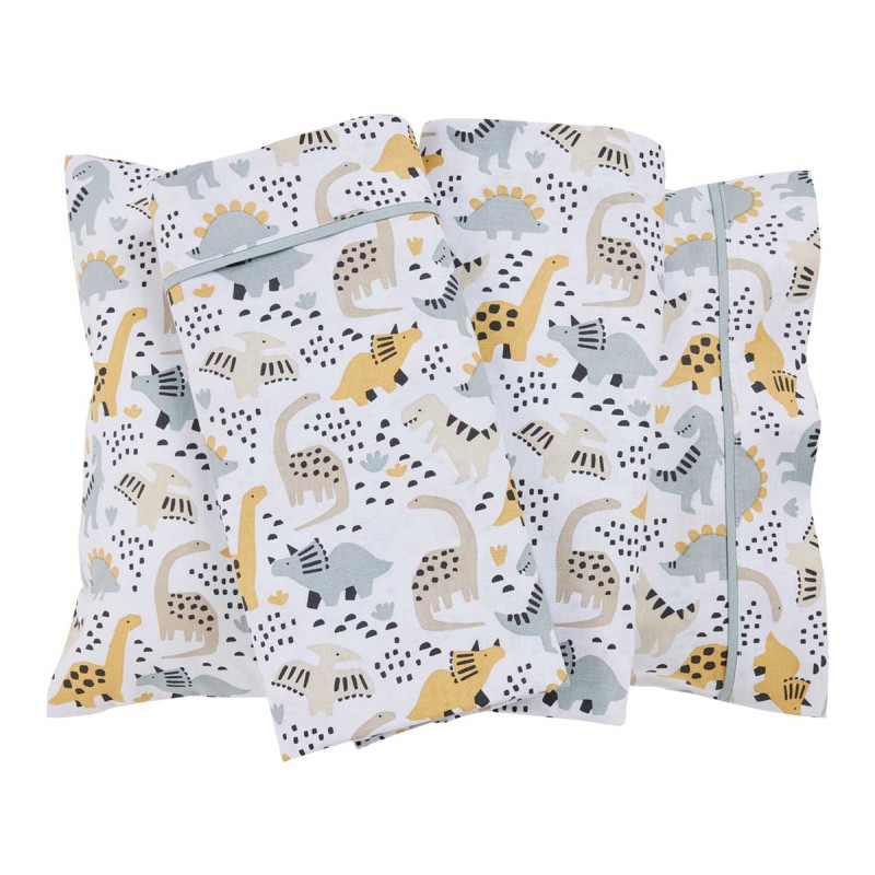 3-piece dino sheet set Das baby (sheets 130x170, pillowcase)