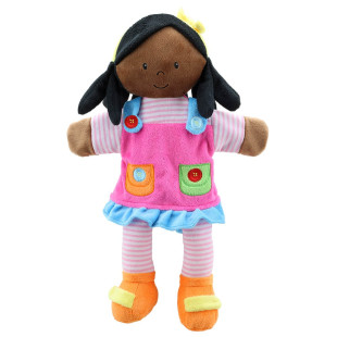 Hand puppet Girl (pink outlfit) The Puppet Company (12+ months)