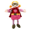 Hand puppet superhero (pink) - The Puppet Company
