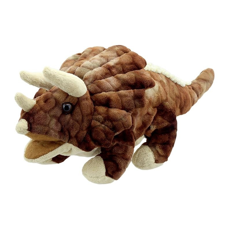 Hand puppet baby dino Triceratops The Puppet Company