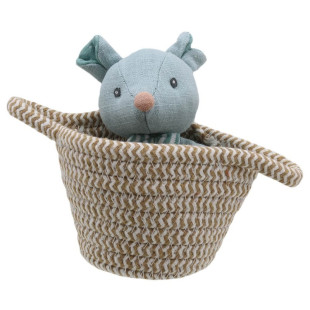 Plush toy Wilberry mouse in basket (0+ months)