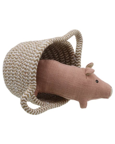 Plush toy Wilberry pig in basket (0+ months)