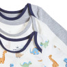 Babygrows Tender Comforts 3 pcs (1-12 months)