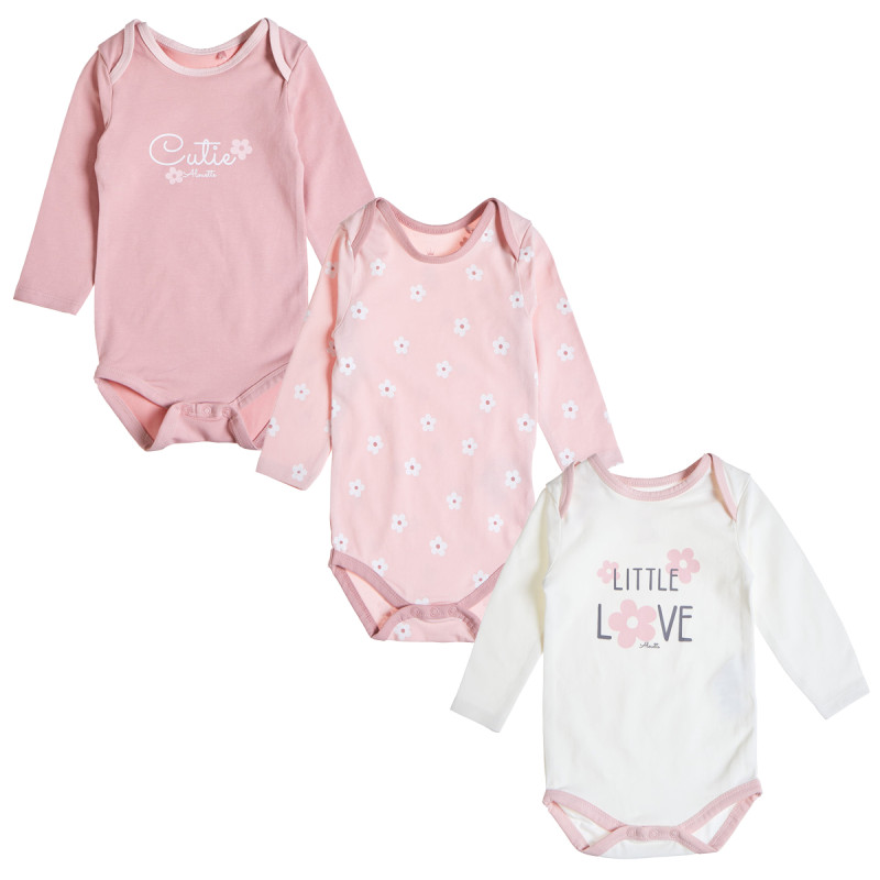Babygrows Tender Comforts 3 pcs (1-12 months)