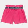 Shorts high waisted with decorative bow (6-16 years)