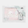 Baby bath set with hooded towel, comb & brush (75x75cm)