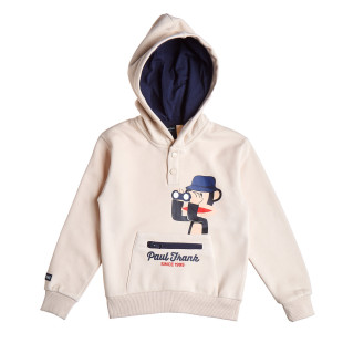 Top cotton fleece blend Paul Frank with embossed elements (18 months-5 years)